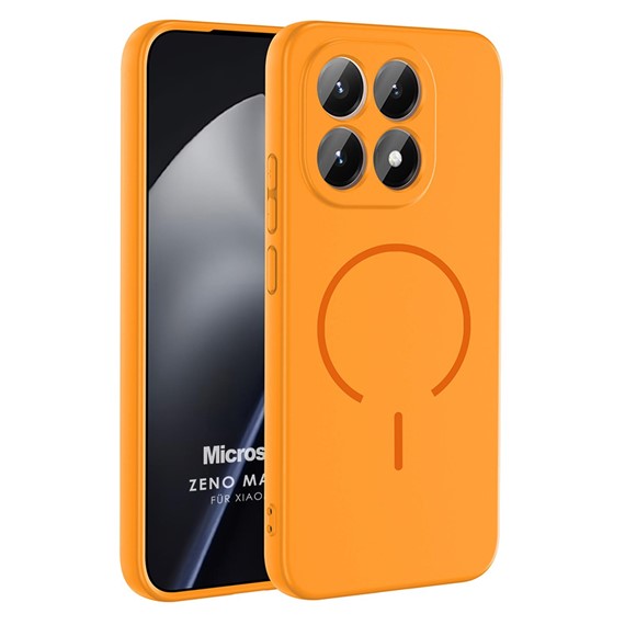 Microsonic Xiaomi 15T Kılıf Zeno MagSafe Turuncu 1