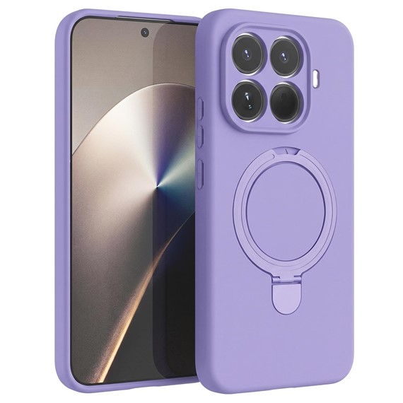 Microsonic Xiaomi 15T Pro Kılıf Aura Stant MagSafe Lila 1