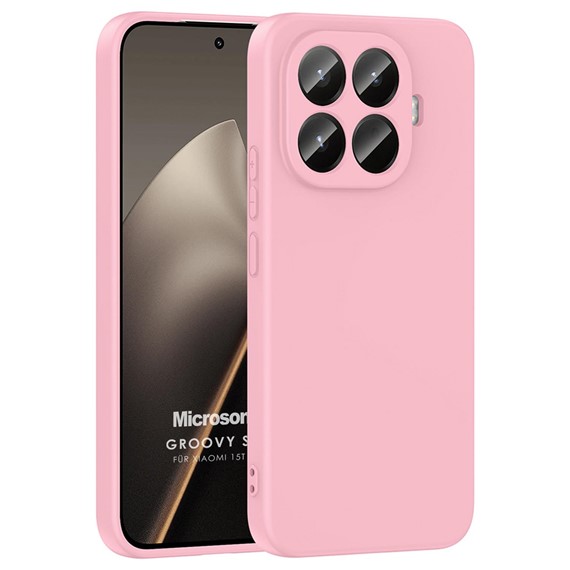 Microsonic Xiaomi 15T Pro Kılıf Groovy Soft Pembe 1