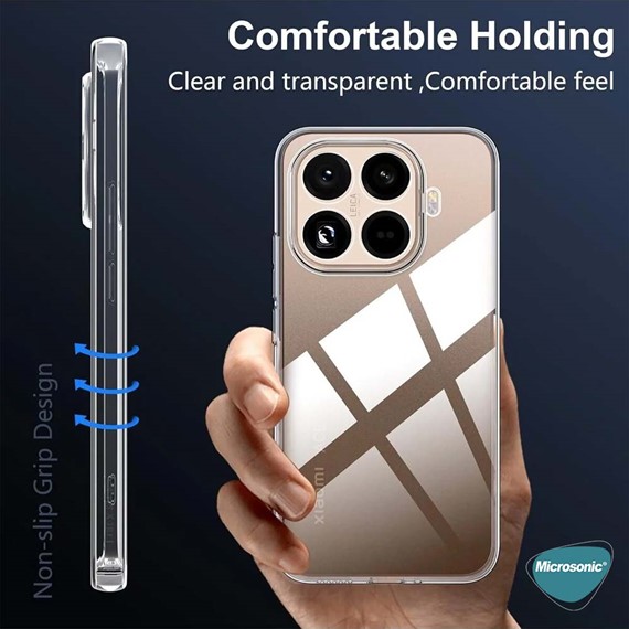 Microsonic Xiaomi 15T Pro Kılıf Transparent Soft Şeffaf 7
