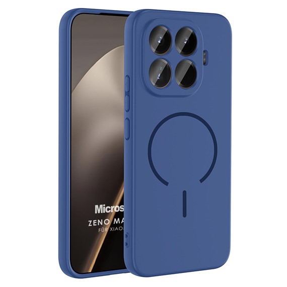 Microsonic Xiaomi 15T Pro Kılıf Zeno MagSafe Lacivert 1
