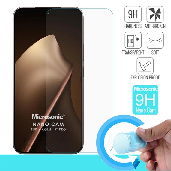Microsonic Xiaomi 15T Pro Nano Glass Cam Ekran Koruyucu 2