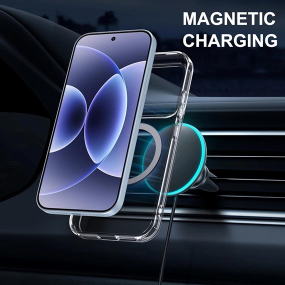 Microsonic Xiaomi 17 Kılıf MagSafe Clear Sararmaz Şeffaf 2