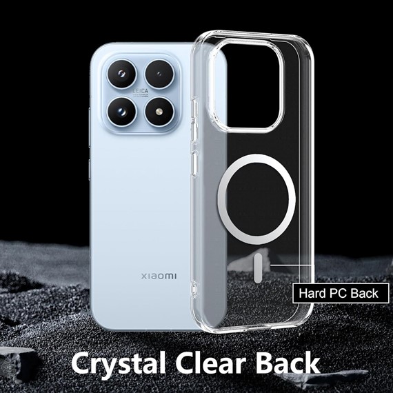 Microsonic Xiaomi 17 Kılıf MagSafe Clear Sararmaz Şeffaf 5
