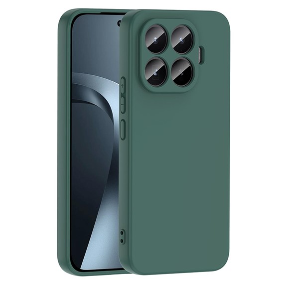 Microsonic Xiaomi 17T Kılıf Groovy Soft Koyu Yeşil 1