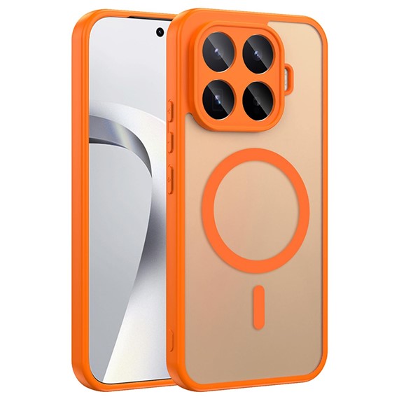 Microsonic Xiaomi 17T Kılıf MagSmoke Neo Turuncu 1