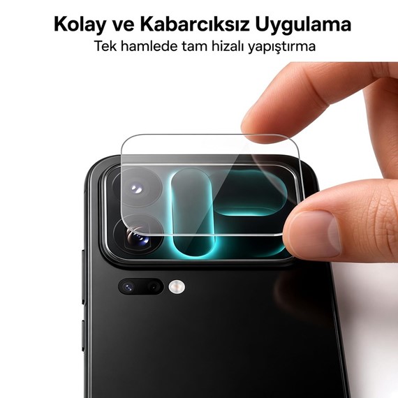 Microsonic Xiaomi 18 Pro Kamera Lens Koruma Camı Şeffaf 4