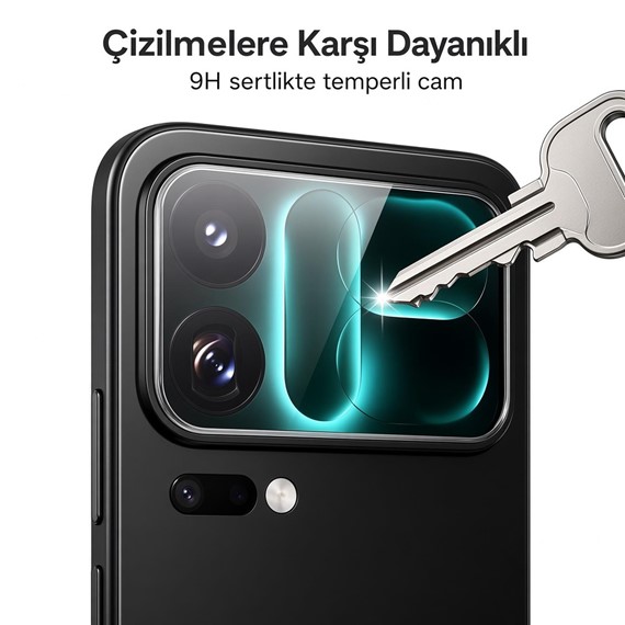Microsonic Xiaomi 18 Pro Kamera Lens Koruma Camı Şeffaf 3