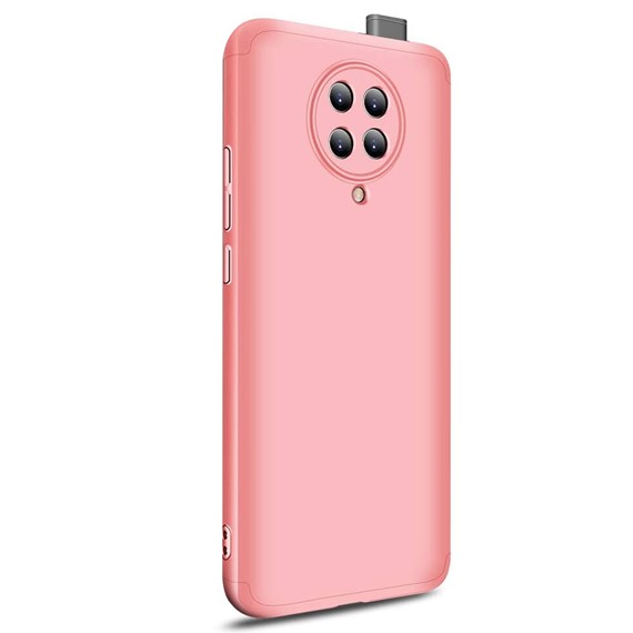 Microsonic Xiaomi Redmi K30 Pro Kılıf Double Dip 360 Protective Rose Gold 2