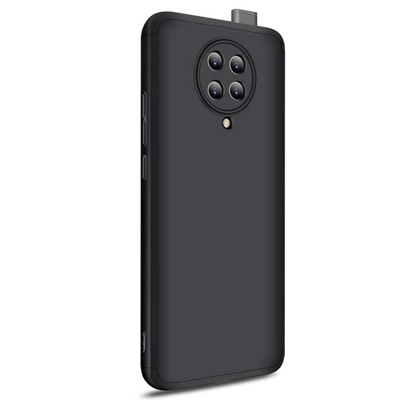 Microsonic Xiaomi Poco F2 Pro Kılıf Double Dip 360 Protective Siyah 2