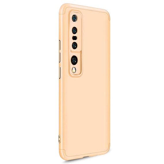 Microsonic Xiaomi Mi 10 Kılıf Double Dip 360 Protective Gold 2