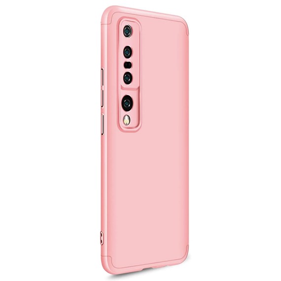 Microsonic Xiaomi Mi 10 Kılıf Double Dip 360 Protective Rose Gold 2