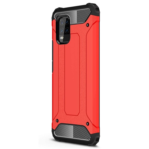 Microsonic Xiaomi Mi 10 Lite Kılıf Rugged Armor Kırmızı 2