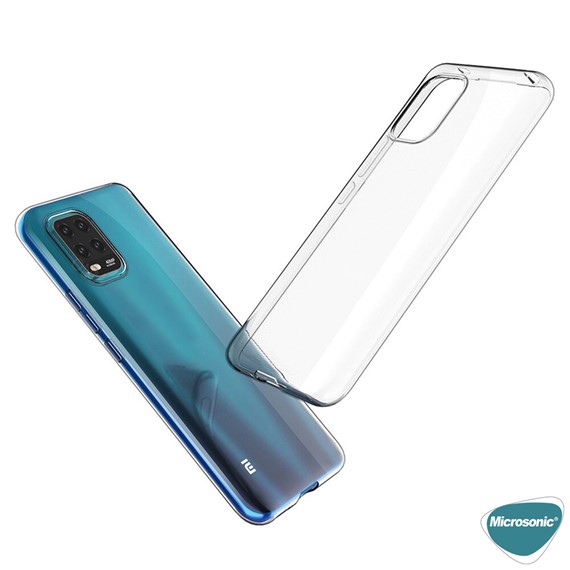 Microsonic Xiaomi Mi 10 Lite Zoom Kılıf Transparent Soft Beyaz 3