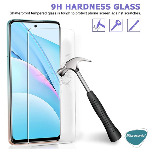 Microsonic Xiaomi Mi 10T Lite Tempered Glass Cam Ekran Koruyucu 5