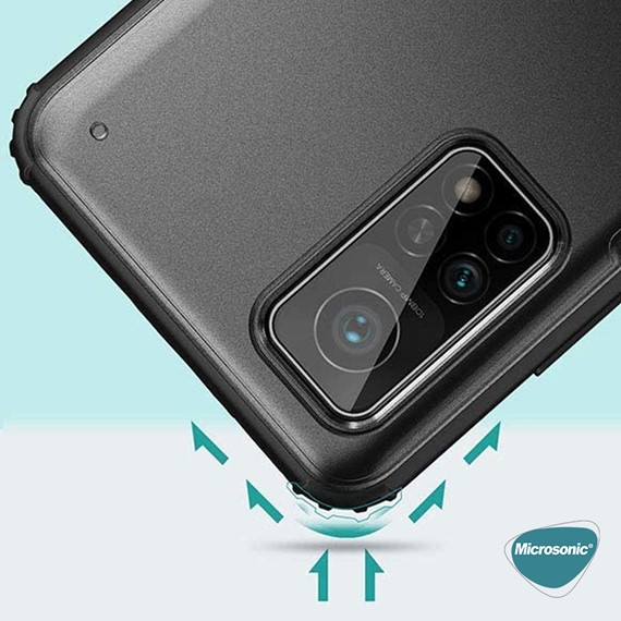 Microsonic Xiaomi Mi 10T Pro Kılıf Frosted Frame Kırmızı 2