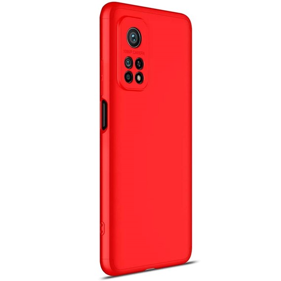 Microsonic Xiaomi Mi 10T Kılıf Double Dip 360 Protective Kırmızı 2