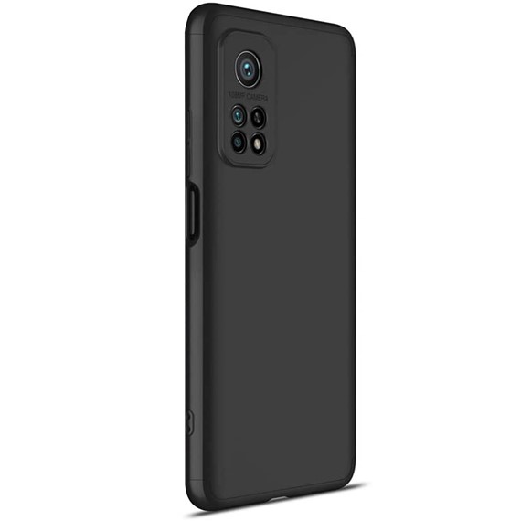 Microsonic Xiaomi Mi 10T Kılıf Double Dip 360 Protective Siyah 2