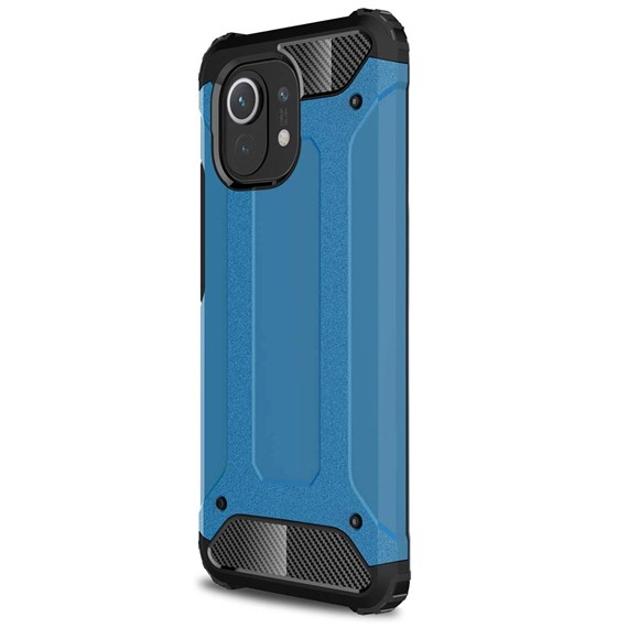 Microsonic Xiaomi Mi 11 Kılıf Rugged Armor Mavi 2