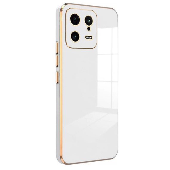 Microsonic Xiaomi Mi 13 Pro Kılıf Olive Plated Beyaz 1