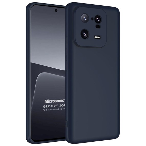 Microsonic Xiaomi Mi 13 Pro Kılıf Groovy Soft Lacivert 1