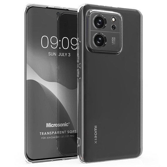 Microsonic Xiaomi Mi 13T Pro Kılıf Transparent Soft Şeffaf 1