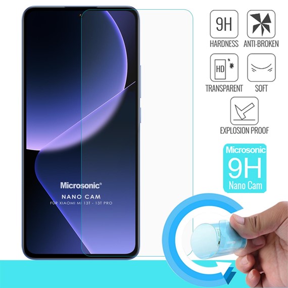 Microsonic Xiaomi Mi 13T Pro Nano Glass Cam Ekran Koruyucu 2