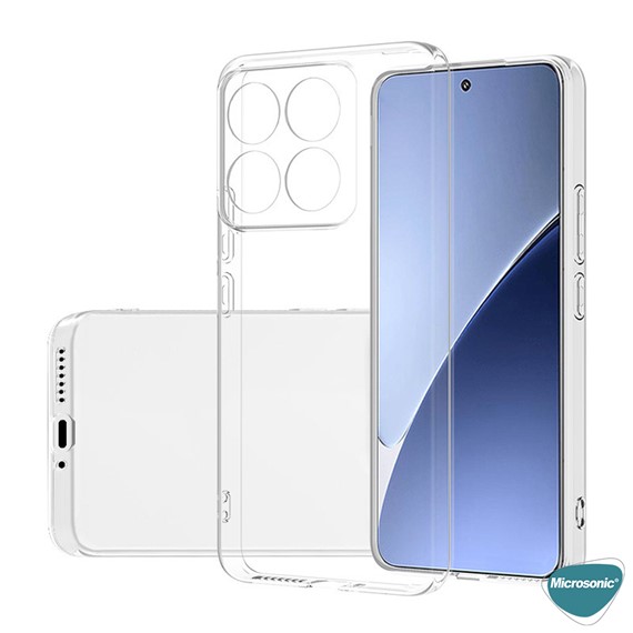 Microsonic Xiaomi Mi 14 Kılıf Transparent Soft Şeffaf 2