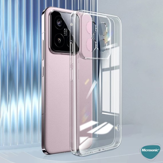Microsonic Xiaomi Mi 14 Kılıf Transparent Soft Şeffaf 4