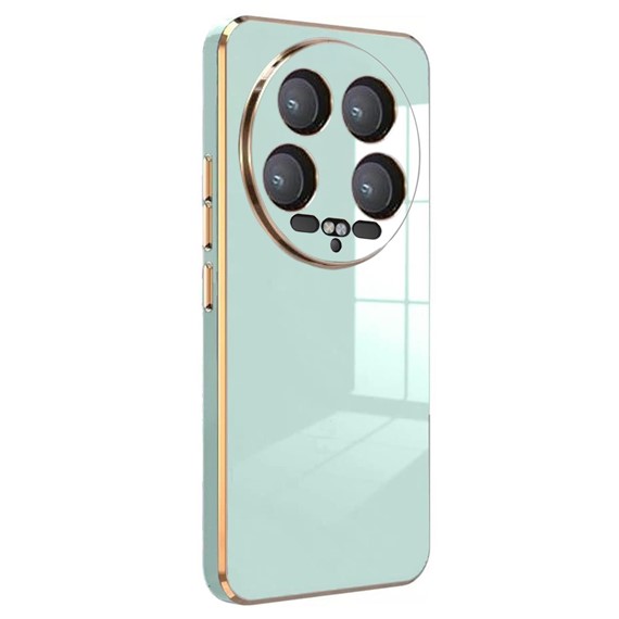 Microsonic Xiaomi Mi 14 Ultra Kılıf Olive Plated Yeşil 1