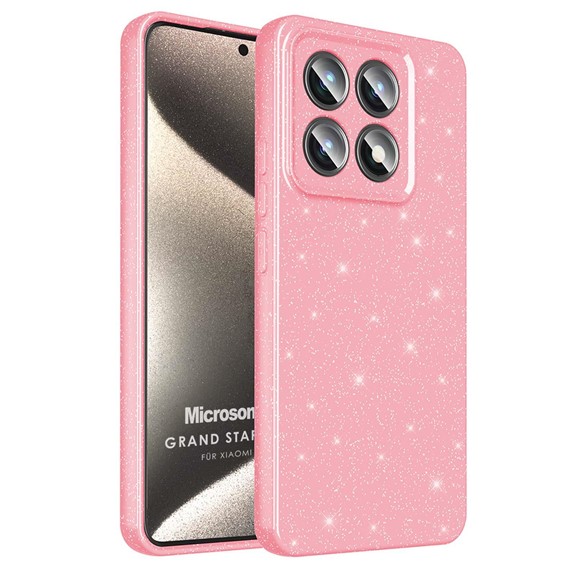 Microsonic Xiaomi Mi 14T Pro Kılıf Grand Stardust Pembe 1