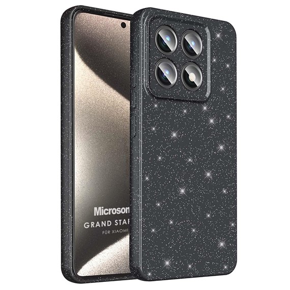 Microsonic Xiaomi Mi 14T Kılıf Grand Stardust Siyah 1