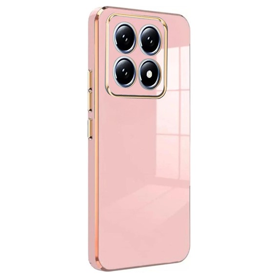 Microsonic Xiaomi Mi 14T Pro Kılıf Olive Plated Pembe 1