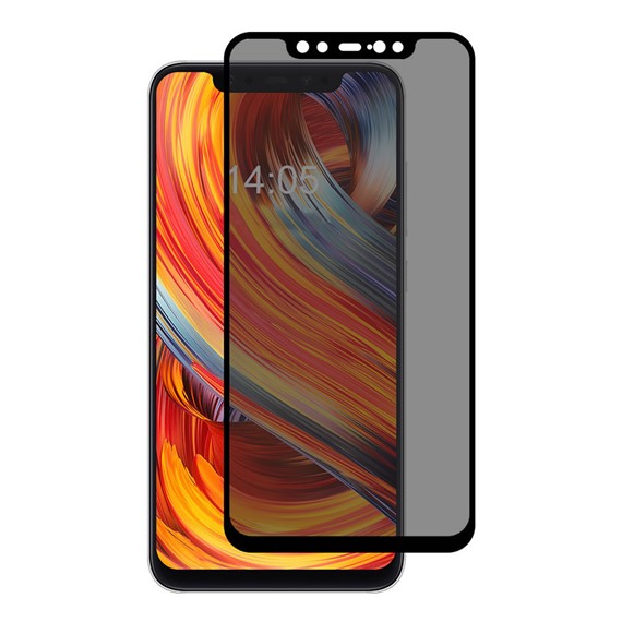 Microsonic Xiaomi Mi 8 Privacy 5D Gizlilik Filtreli Cam Ekran Koruyucu Siyah 1