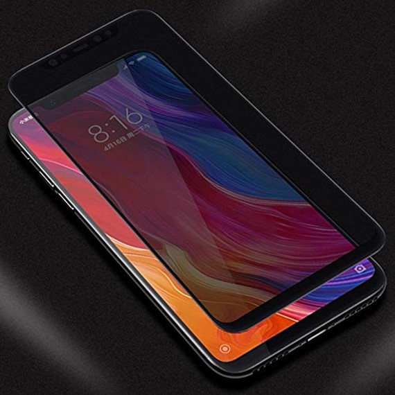 Microsonic Xiaomi Mi 8 Privacy 5D Gizlilik Filtreli Cam Ekran Koruyucu Siyah 4