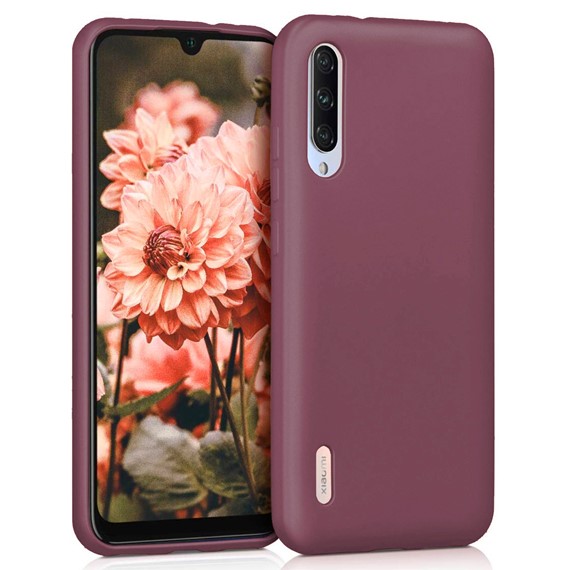 Microsonic Matte Silicone Xiaomi Mi 9 Lite Kılıf Mor 1