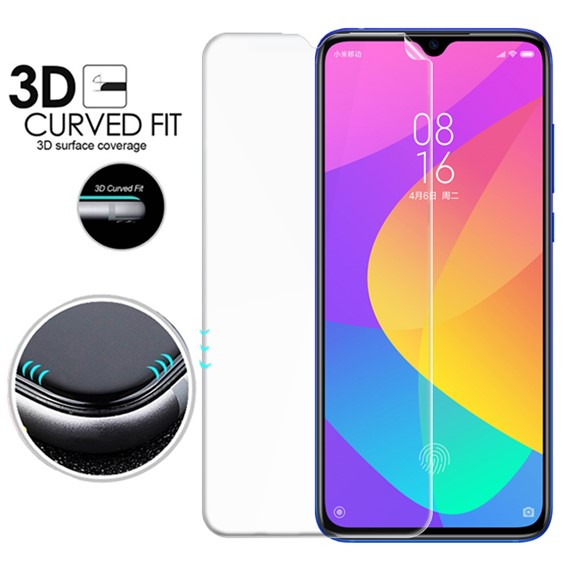 Microsonic Xiaomi Mi 9 Lite Ön Arka Kavisler Dahil Tam Ekran Kaplayıcı Film 3