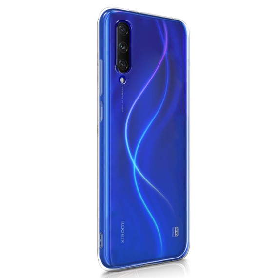 Microsonic Xiaomi Mi 9 Lite Kılıf Transparent Soft Beyaz 2