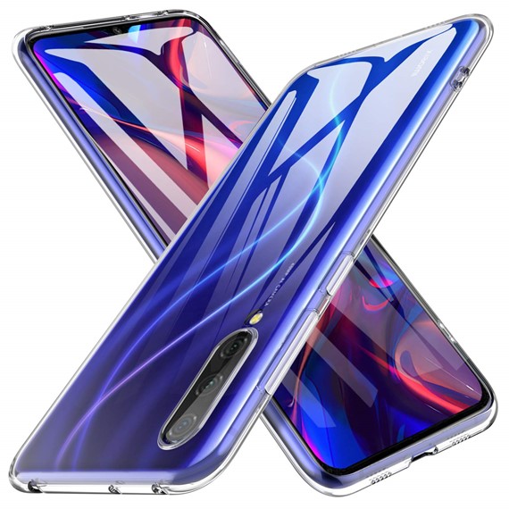 Microsonic Xiaomi Mi 9 Lite Kılıf Transparent Soft Beyaz 3