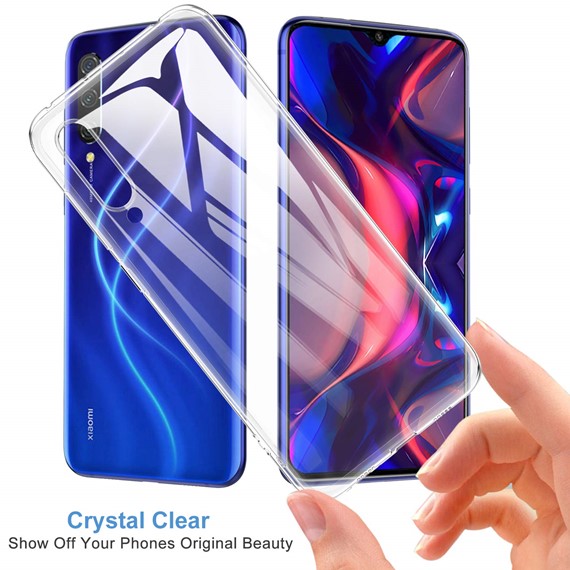 Microsonic Xiaomi Mi 9 Lite Kılıf Transparent Soft Beyaz 4