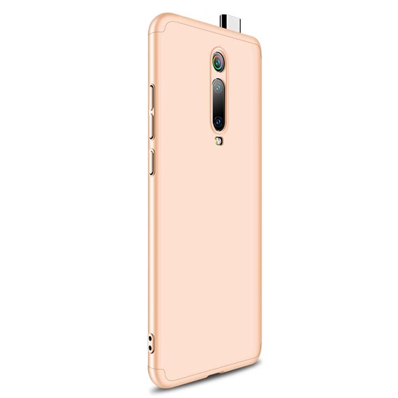 Microsonic Xiaomi Mi 9T Kılıf Double Dip 360 Protective Gold 2