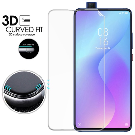 Microsonic Xiaomi Mi 9T Ön Arka Kavisler Dahil Tam Ekran Kaplayıcı Film 3