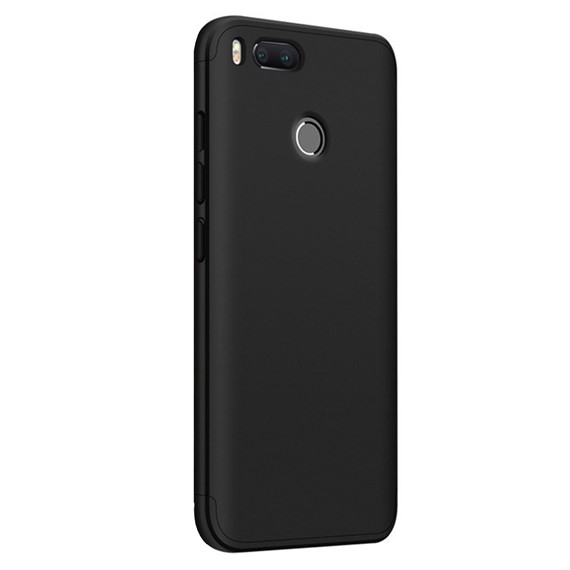 Microsonic Xiaomi Mi A1 Kılıf Double Dip 360 Protective Siyah 2