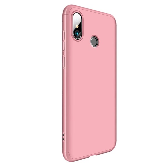 Microsonic Xiaomi Mi A2 Mi 6X Kılıf Double Dip 360 Protective Rose Gold 2