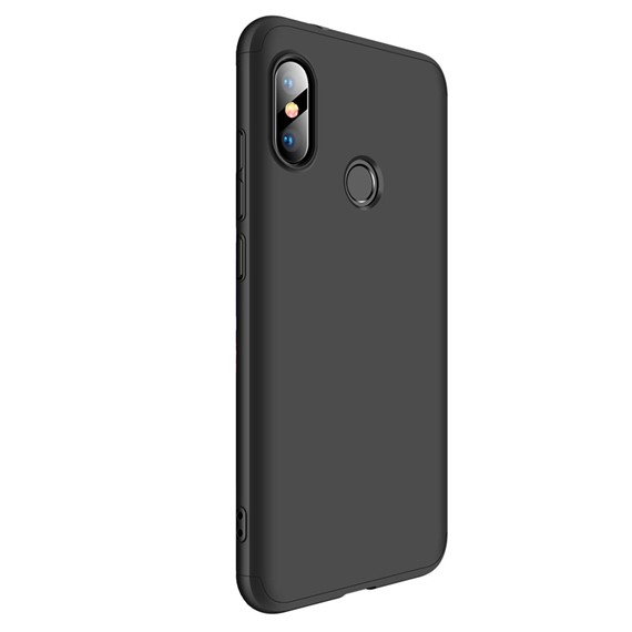 Microsonic Xiaomi Mi A2 Lite Kılıf Double Dip 360 Protective Siyah 2