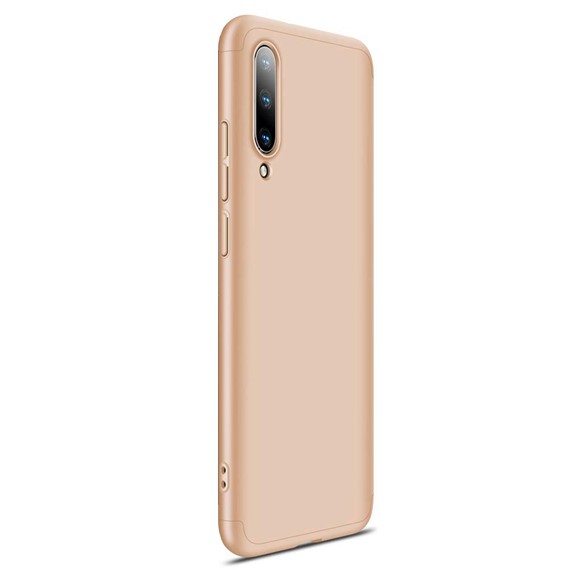 Microsonic Xiaomi Mi A3 Kılıf Double Dip 360 Protective Gold 2