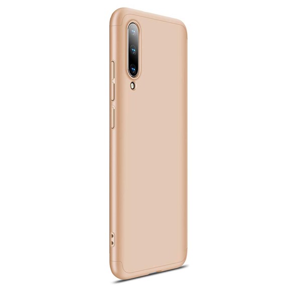 Microsonic Xiaomi Mi A3 Kılıf Double Dip 360 Protective Gold 2