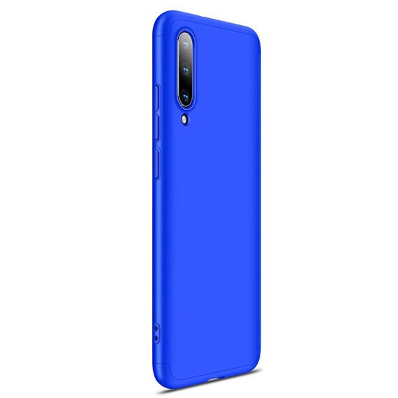 Microsonic Xiaomi Mi A3 Kılıf Double Dip 360 Protective Mavi 2