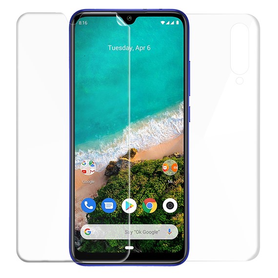 Microsonic Xiaomi Mi A3 Ön Arka Kavisler Dahil Tam Ekran Kaplayıcı Film 1