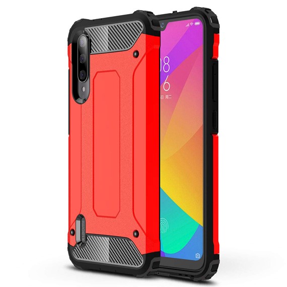 Microsonic Xiaomi Mi A3 Kılıf Rugged Armor Kırmızı 1